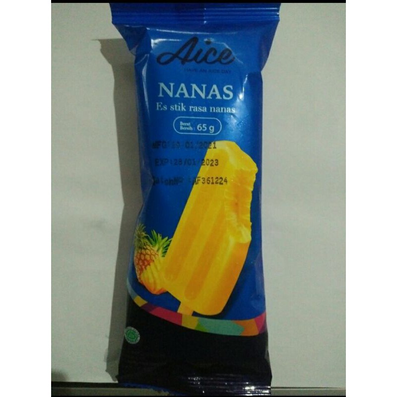 

Es Krim Aice rasa Buah (Nanas, Semangka, Milk Melon, Jeruk)