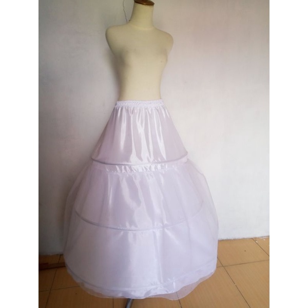 petticoat/petikut pengembang gaun ring 3 plus tile diameter 95