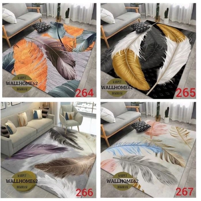 KARPET IMPORT EROPA  POLYESTER DEKORASI RUANG TAMU