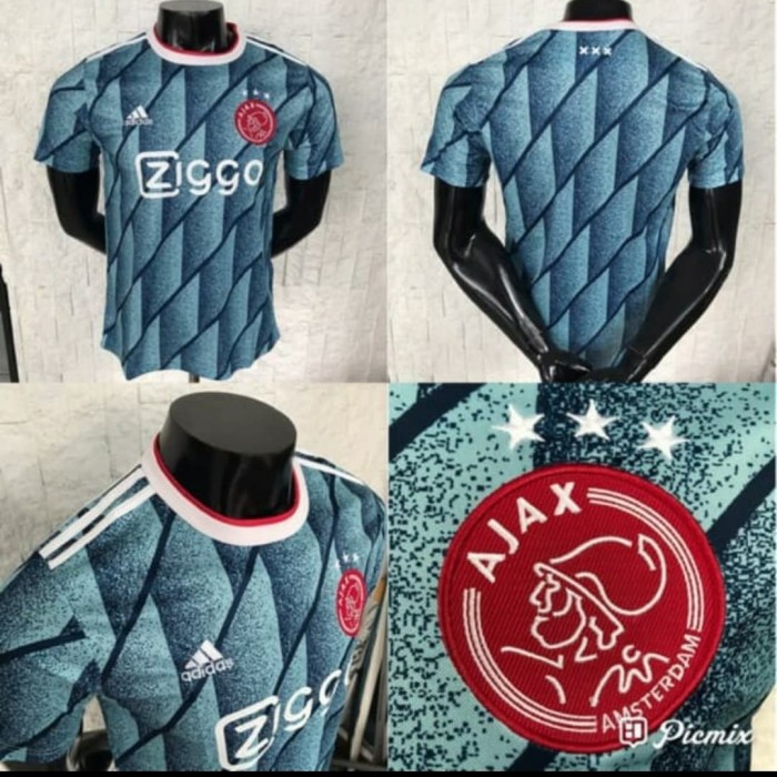 JERSEY BOLA AJAX AWAY NEW 2020/2021 GRADE ORI