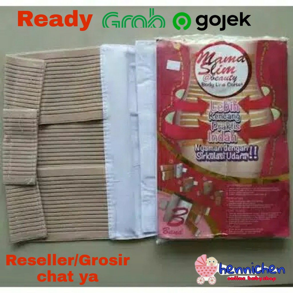 GURITA Korset Instan Mama Slim Merah ( Korset Perekat Velcro ) SUPER