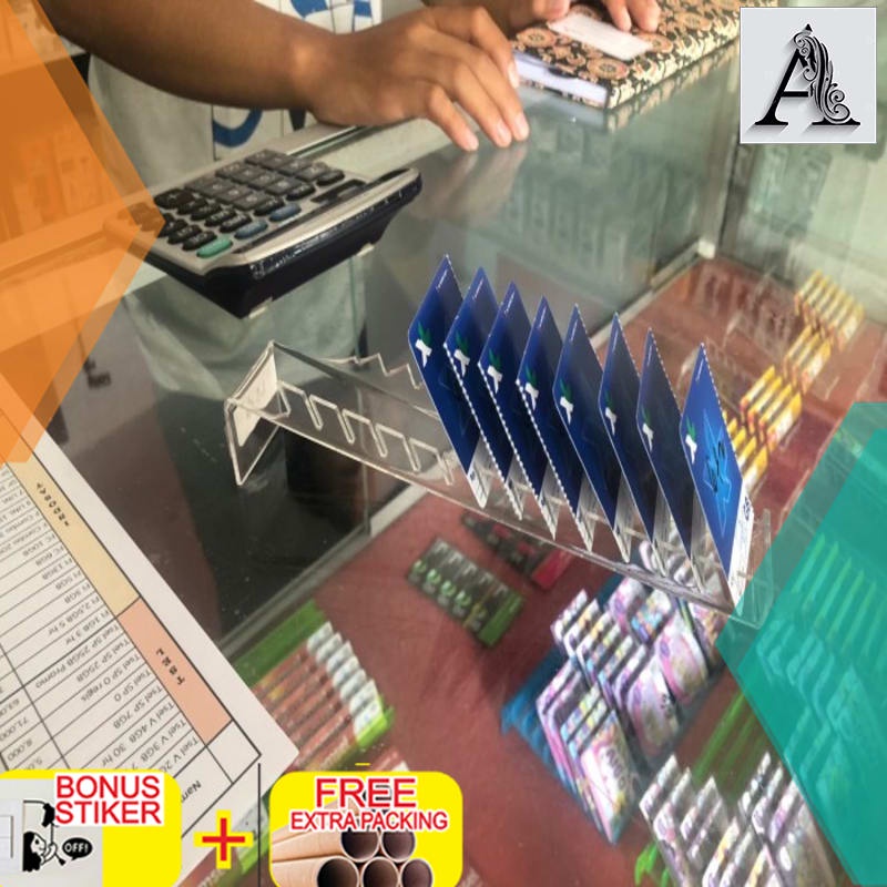 

Murah Acrylic / akrilik kartu perdana / pajangan kartu perdana 15 tingkat