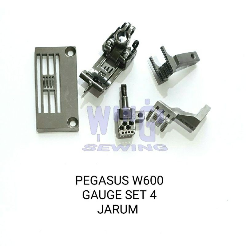 Gauge Set Getset Mesin Jahit Overdeck Timpa 4 Jarum