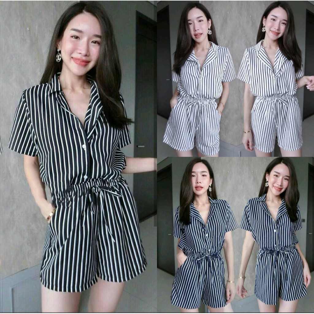 [GLFK] Jumpsuit Wanita Korea / Jumpsuit / Jumpsuit Pendek / Jumpsuit Salur