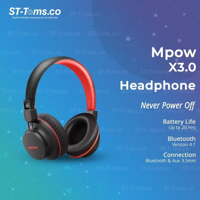 Murah | Laris | Mpow X3.0 Headphone Bluetooth Wireless