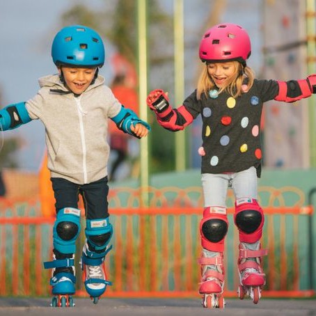Deker Inline Skate Anak Sepatu Roda Alat Pelindung Anak 3 Bagian Sepeda / Scooter Safety Standar Ero