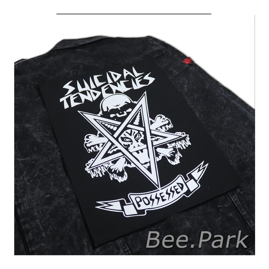 BACK PATCH SABLON PUNGGUNG SUICIDAL