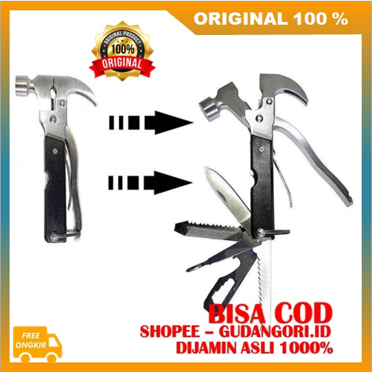 Tactical Tool Palu Multifungsi Palu Serbaguna ORIGINAL