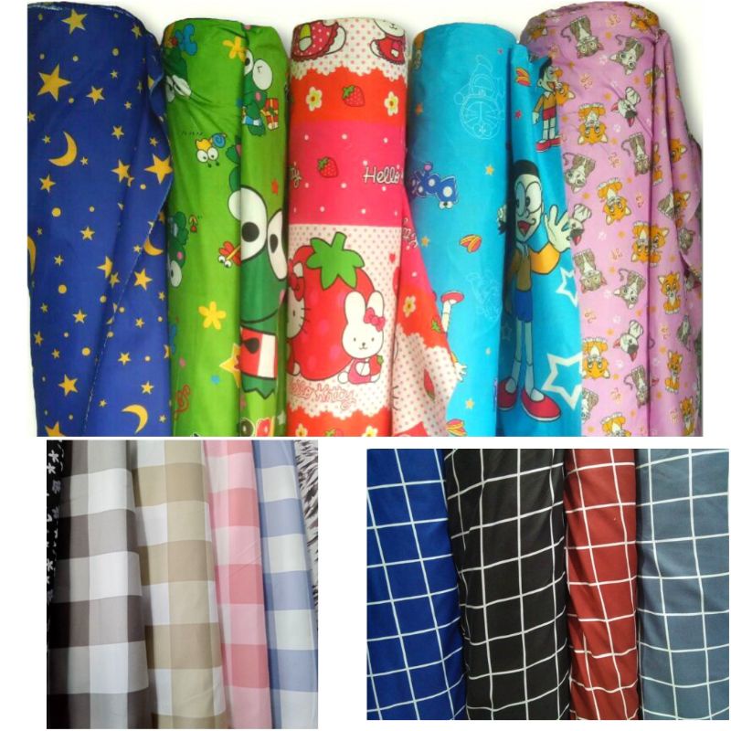 Jual Bahan Kain Katun Harga Meteran Untuk Membuat Sprei Gorden Baju ...