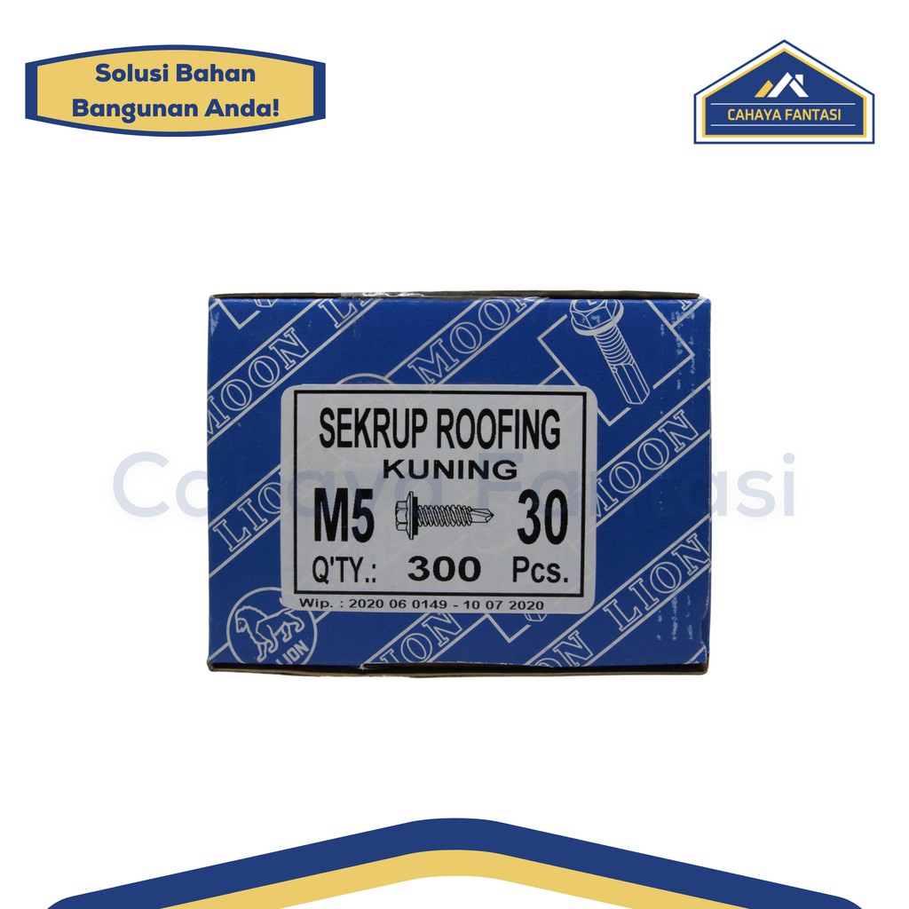 Sekrup Roofing Kuning Satuan