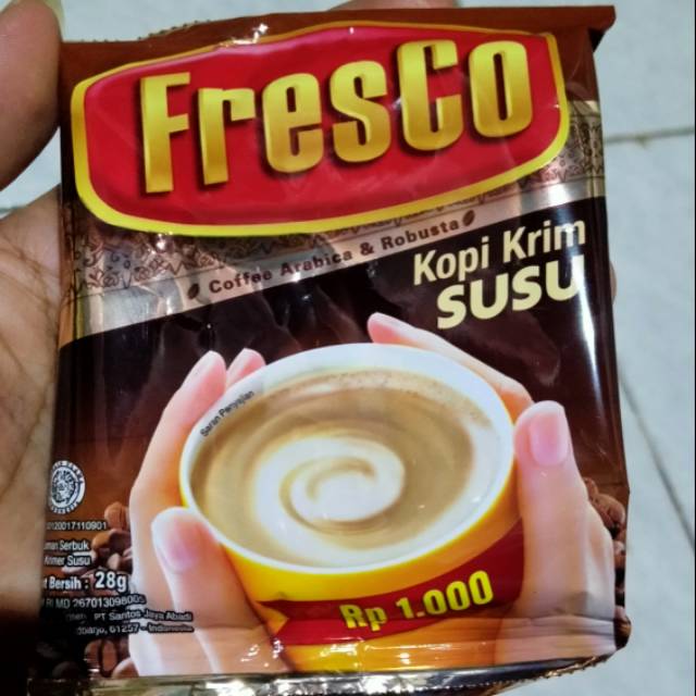 

Kopi FRESCO kopi susu 28g satu saset