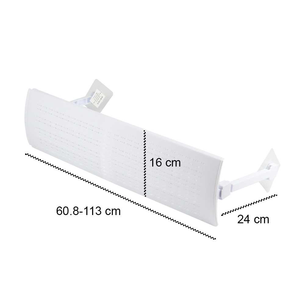 TD-REN SAFEBET Cover Angin AC Adjustable Windshield Deflector 113x16cm WB650