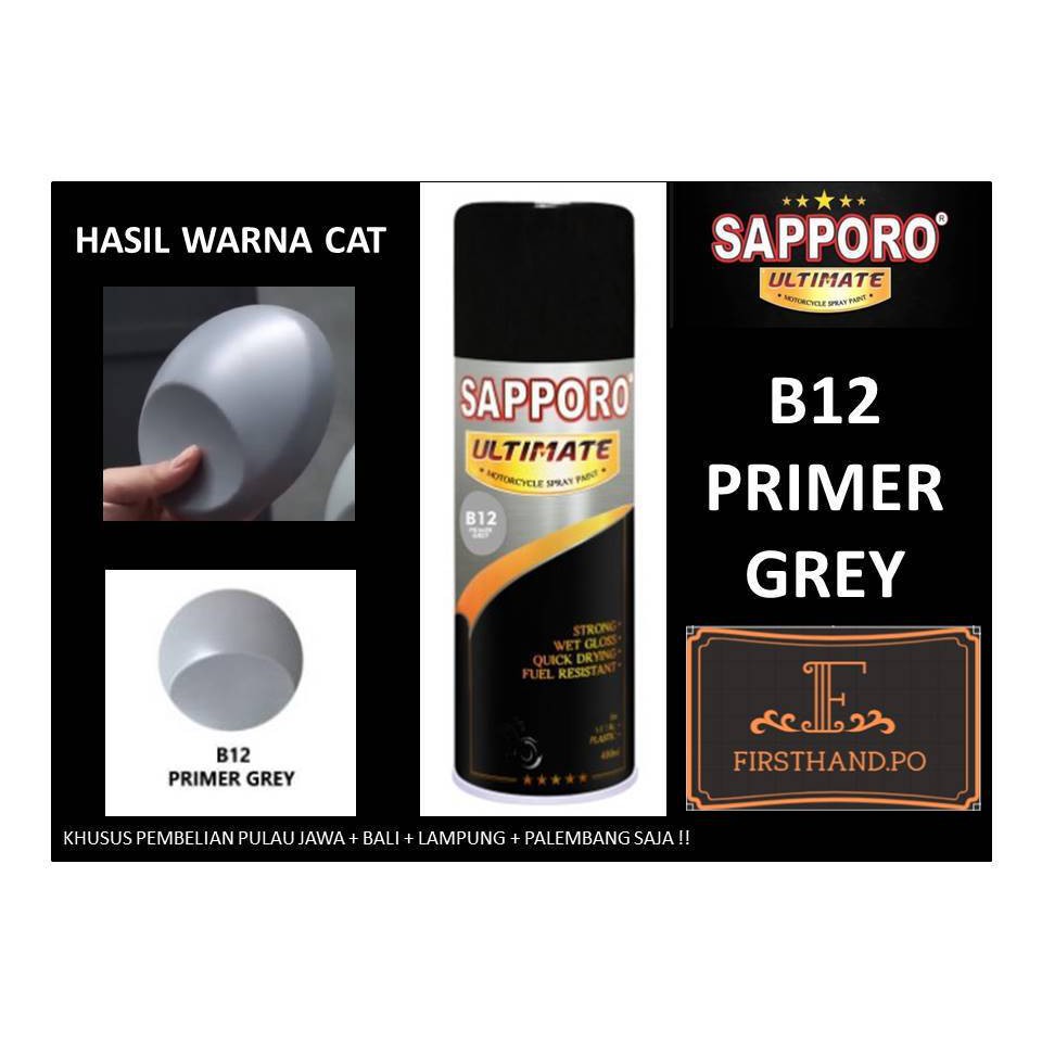 Sapporo Ultimate B12 Primer Grey / Sapporo Spray abu / Epoxy / Poxy