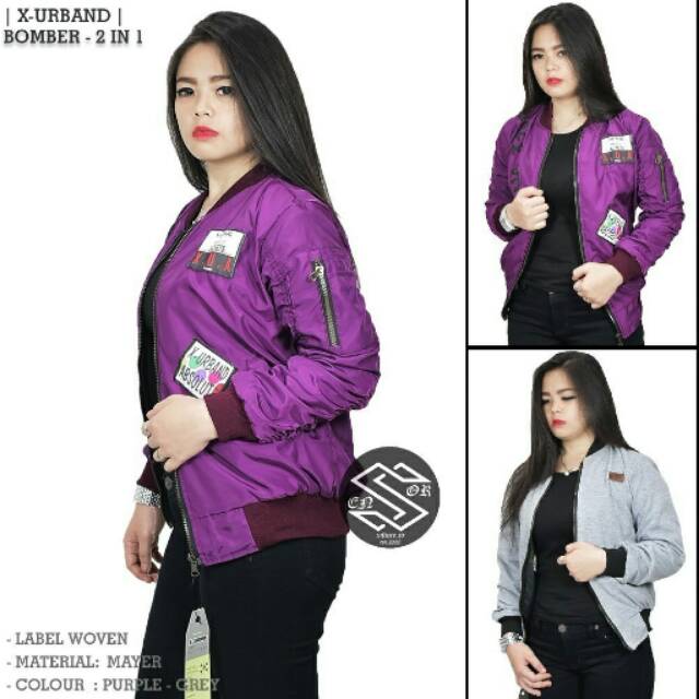 JAKET BOLAK BALIK /JAKET BOMBER MURAH / BOMBER CEWEK / BOMBER COWOK / JAKET MURAH / PROMO JAKET /