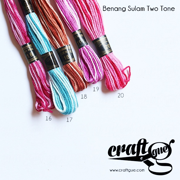 Benang Sulam Two Tone GRADASI (11-50)