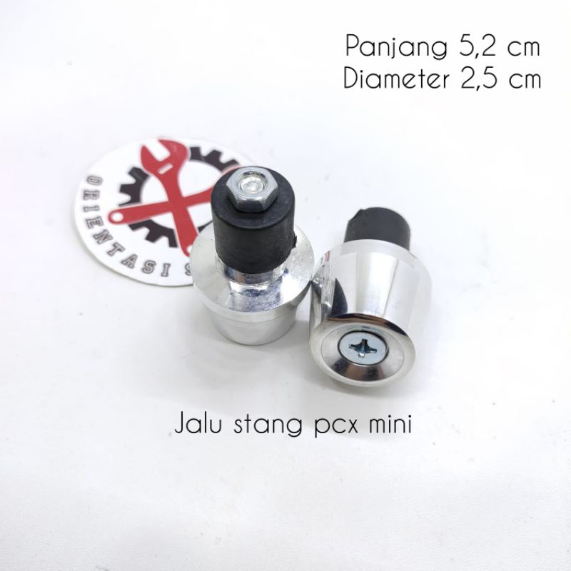 Jalu stang bandul model pcx jalu stang pcx mini aluminium harga sepasang