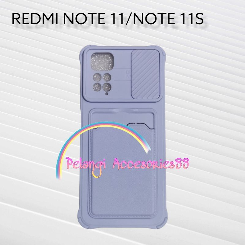 CASE REDMI NOTE 11/ NOTE 11S SOFTCASE SLEDING WARNA WARNI