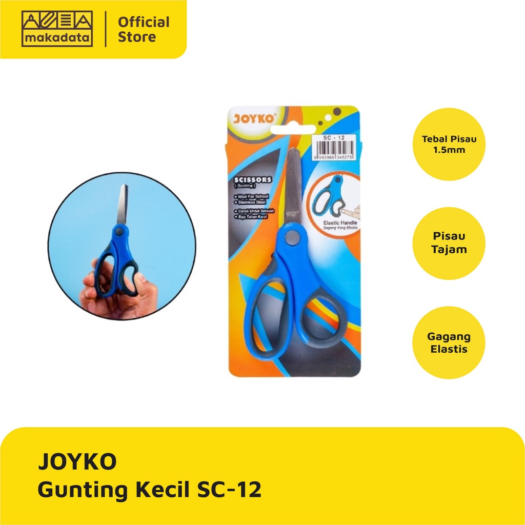 

SCISSORS / GUNTING JOYKO SC-12 (1 PCS) MURAH
