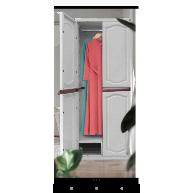 LEMARI PLASTIK PAKAIAN GANTUNG/GAMIS PRADA PREMIUM CLUB