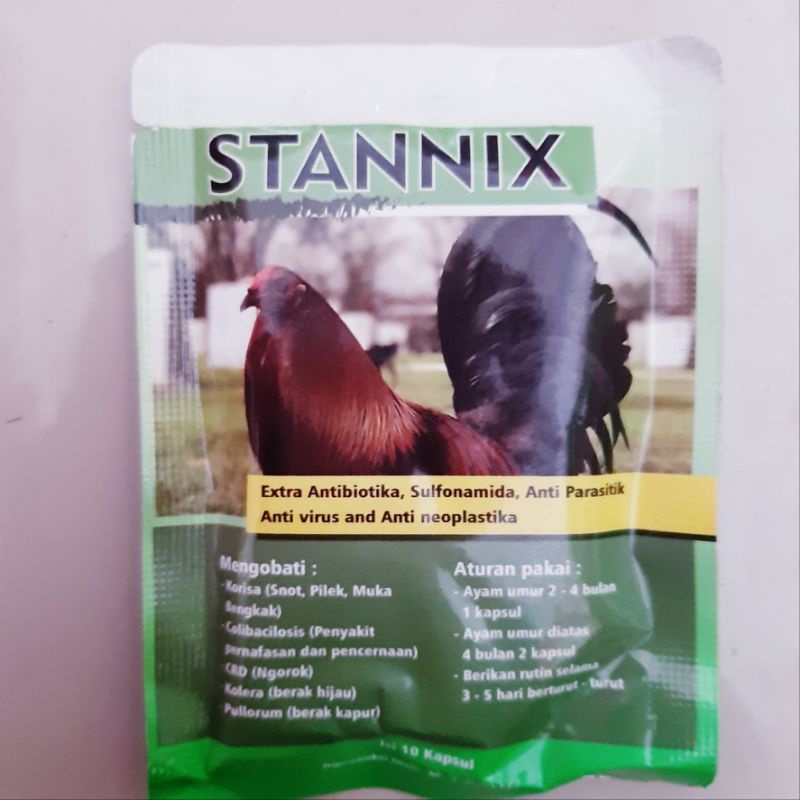 STANNIX STANNIKS staniks stanis Obat Flu Snot Muka Bengkak Pilek Bersin Ngorok Ayam Filipina Anti Vi
