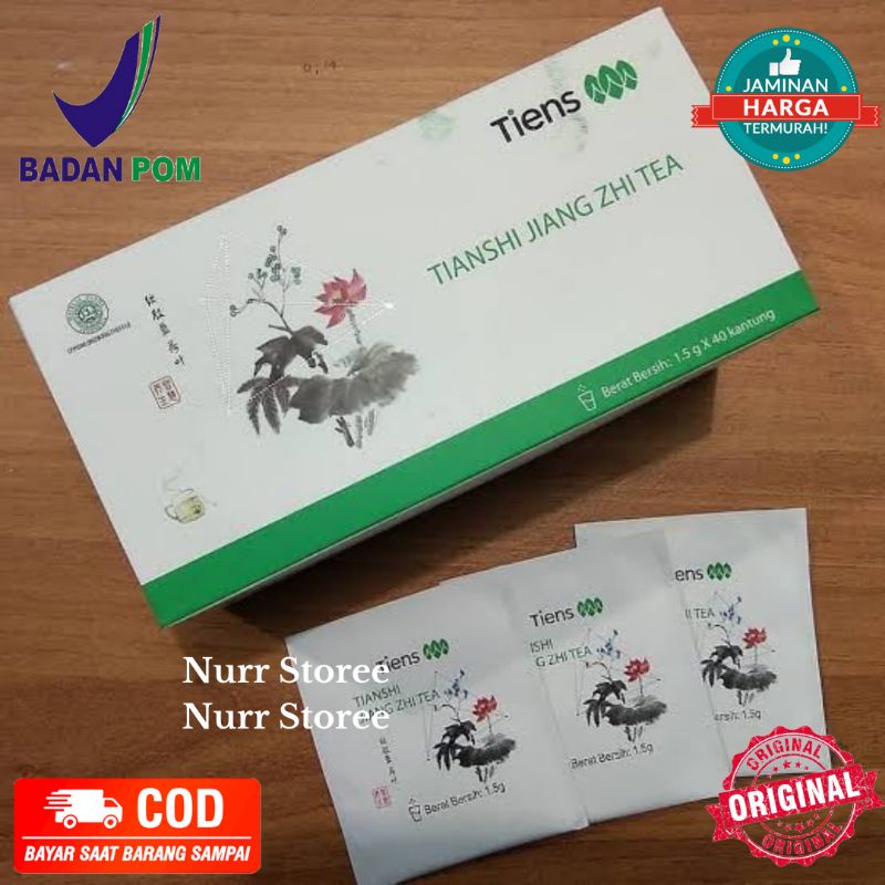 

JIANG ZHI TEA ORIGINAL (Teh Ajaib Penurun BB) 100% Herbal, BPOM & Halal MUI