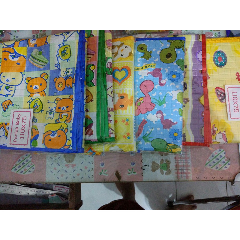 Perlak Bayi Lapis Pita 110x75 cm (Bebas Pilih Motif)