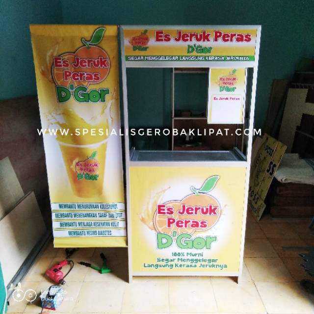 Desain Banner Es Jeruk Peras desain banner kekinian