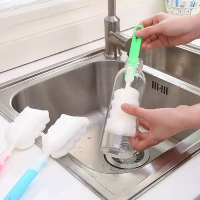 Pembersih Botol Susu Spon Cuci Botol Minum Sponge Cleaning Brush