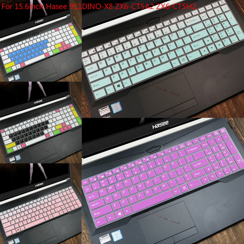 For 15.6inch Hasee 911DINO-X8 ZX6-CT5A2 ZX6-CT5H2 Soft Ultra-thin Silicone Laptop Keyboard Cover Protector