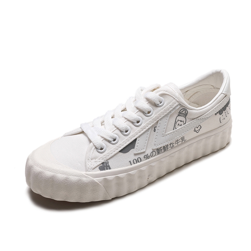FYGALERY SHS013 SEPATU SNEAKERS MODEL KOREA ULZZANG WARNA PUTIH SEPATU MURAH BATAM SEPATU IMPORT-KODE D