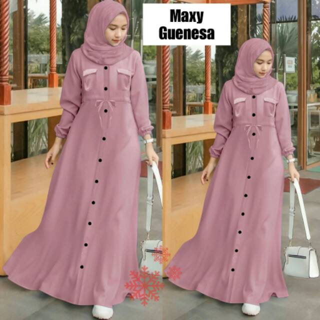 XC - Maxi Guenesa / Maxi Model Casual / Maxi Wanita Hijab Cantik / Maxi Terbaru