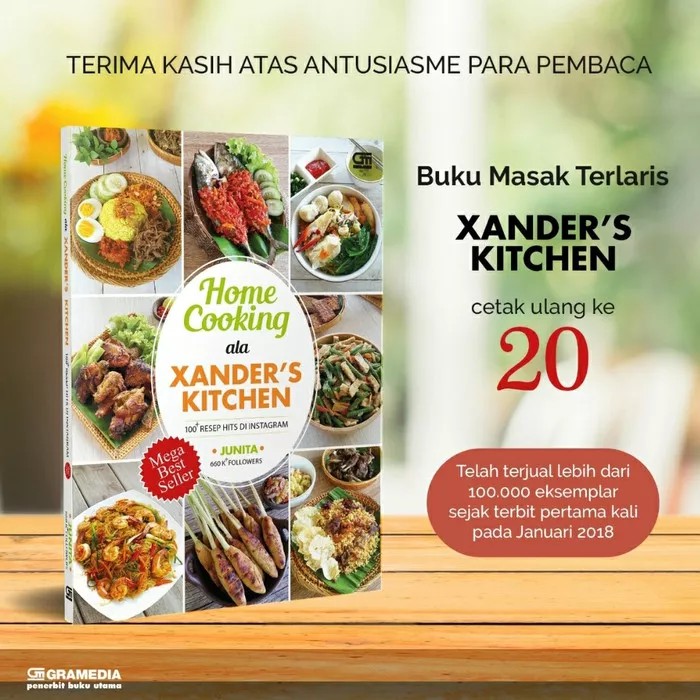 Buku resep Home Cooking ala Xanders Kitchen