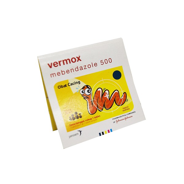 VERMOX 500 MG - OBAT CACING
