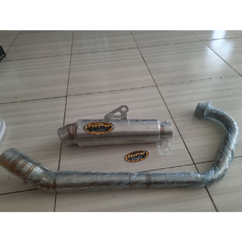 KNALPOT RICK RACING PRO EXHAUST ORIGINAL P25 SARANGAN SEPARO