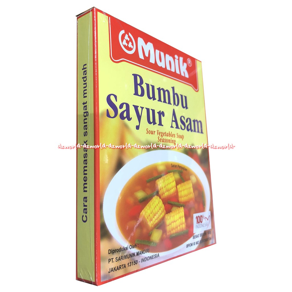 Munik Bumbu Sayur Asem Sour Vegetable Soup Seasoning Bumbu Instan 180gr