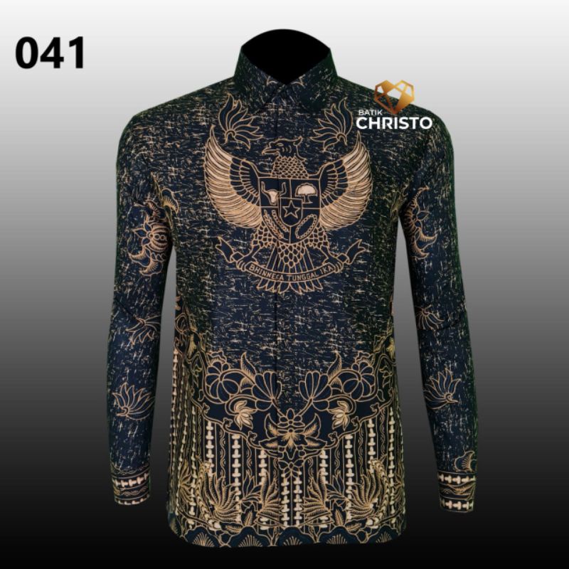 Kemeja batik slimfit premium CHR 041