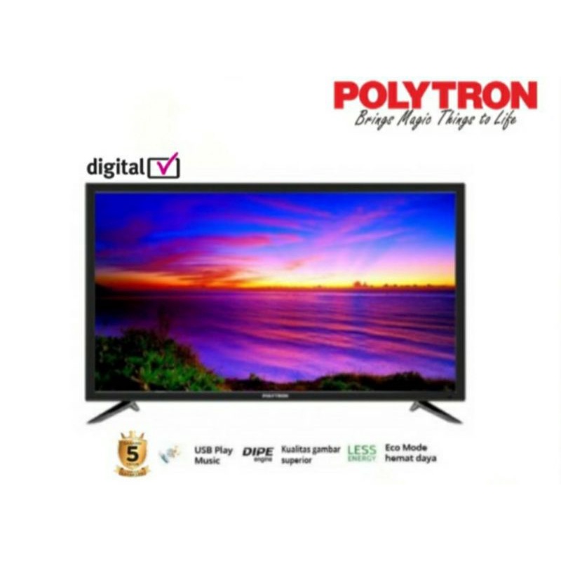 Led Tv Polytron Digital Tv 32 inch 32 V 1853