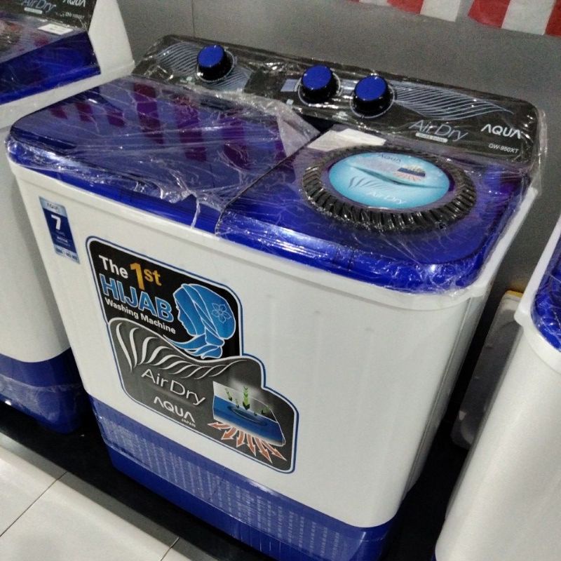 Mesin Cuci Aqua Sanyo QW 950 XT 9 Kg 2 tabung