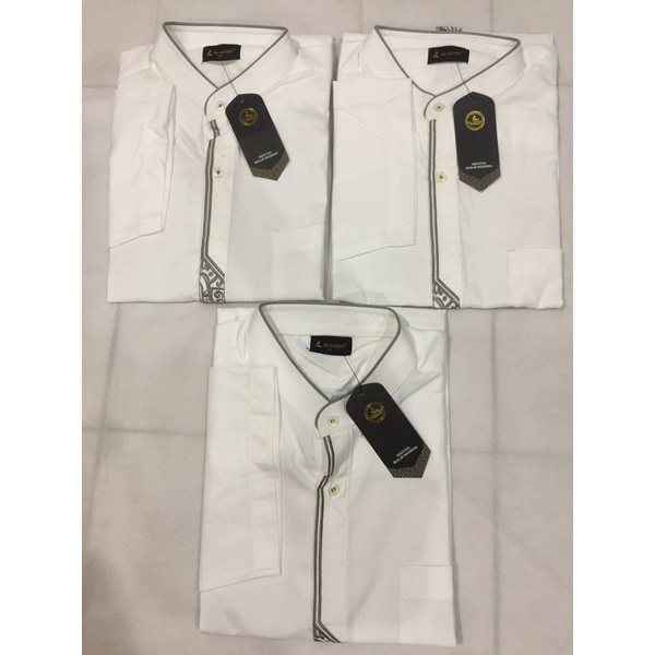 Baju Koko Al Luthfi Warna Putih