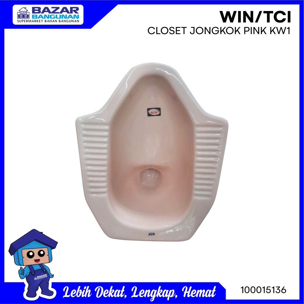 Win Tci - Closet / Kloset Jongkok / Toilet Squat Kw1 Pink