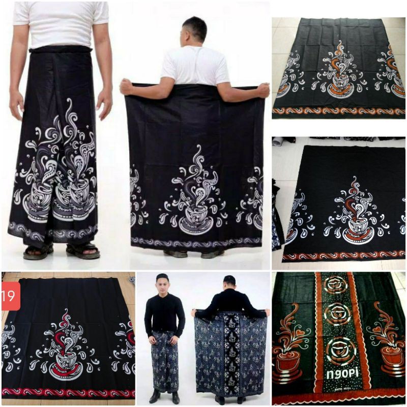 MURAH SARUNG BATIK / SARUNG SANTRI MOTIF NGOPI / GROSIR SARUNG ECER TERMURAH FATKHAN91