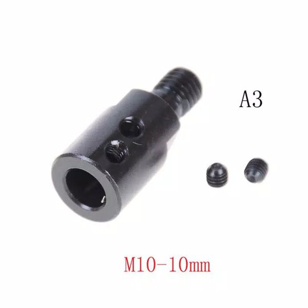 Shank 10mm M10 Arbor Mandrel Connector  drill grinder connecting rod