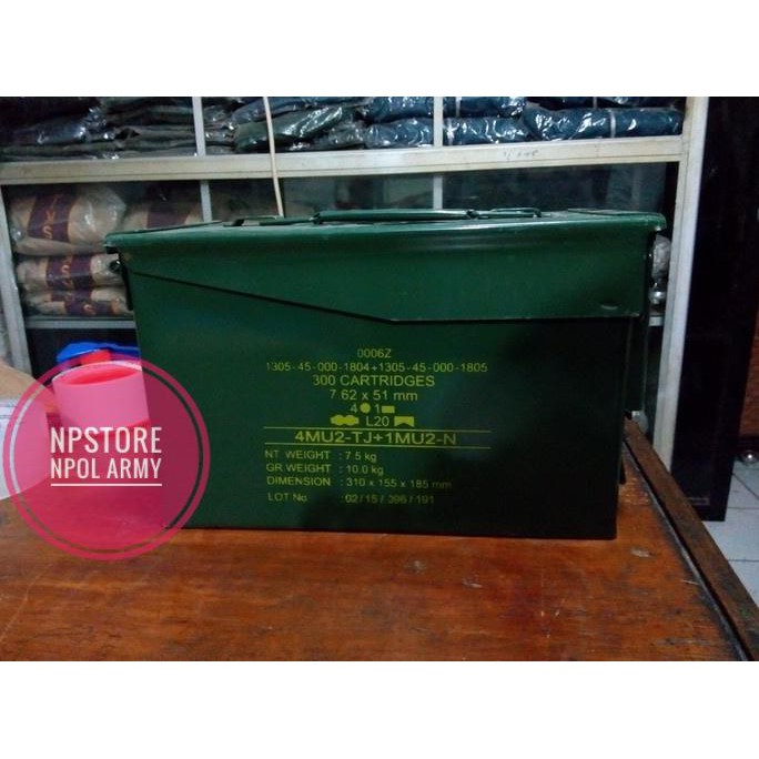 

Diskon Box Kotak Bekas Amunisi | Kotak Peluru Sale