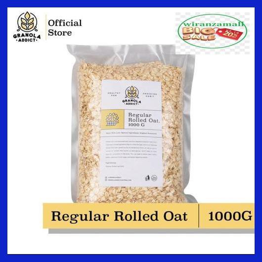 

23Qwe2- Rolled Oat 1Kg - Granola Addict Ingredients 9Yk9Kji-