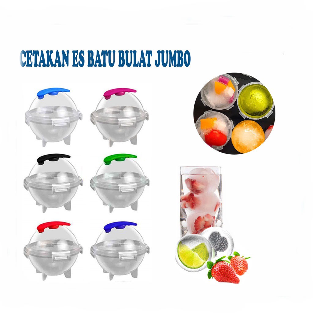 Cetakan Es Batu Bulat / Es Batu Model Bulat / Es Batu Maker Silicone/CETAKAN ES BATU