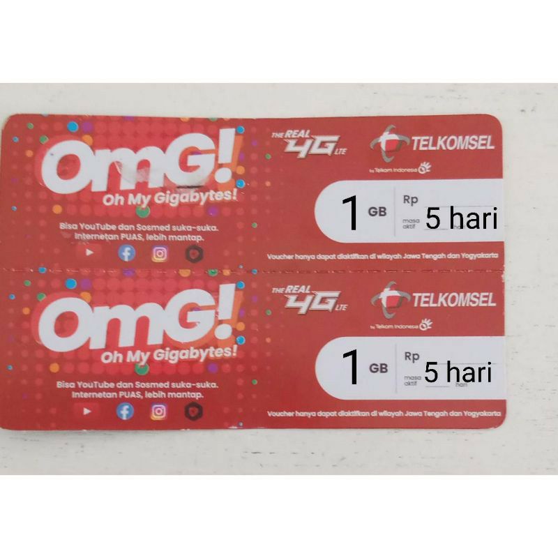 VOUCHER TELKOMSEL 1GB ZONA 4 KALIMANTAN