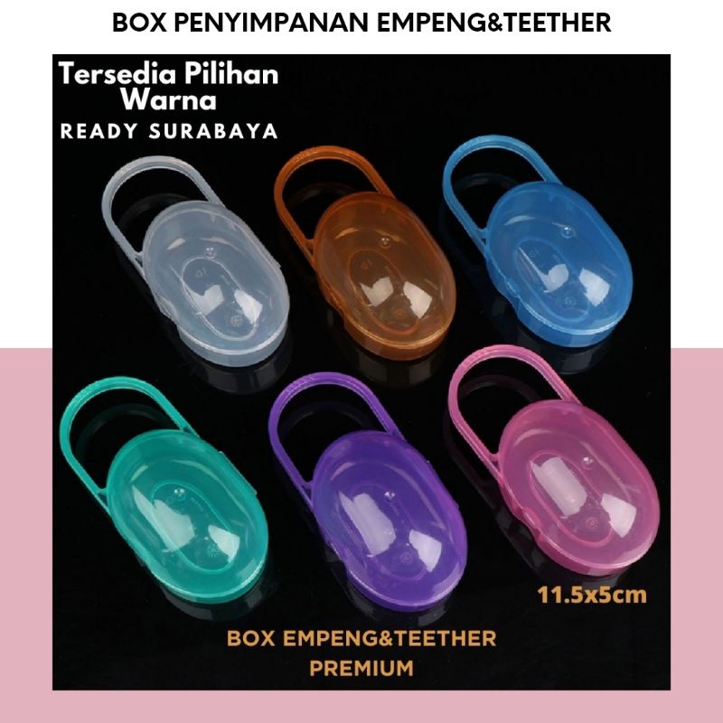 Box Empeng Dot Case Kotak Penyimpanan Teether Premium