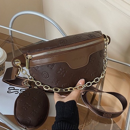 ( 2PC 1KG ) GTBI998879208 New Arrival  !!!  Tas Pinggang Wanita Import  Premium Terbaru