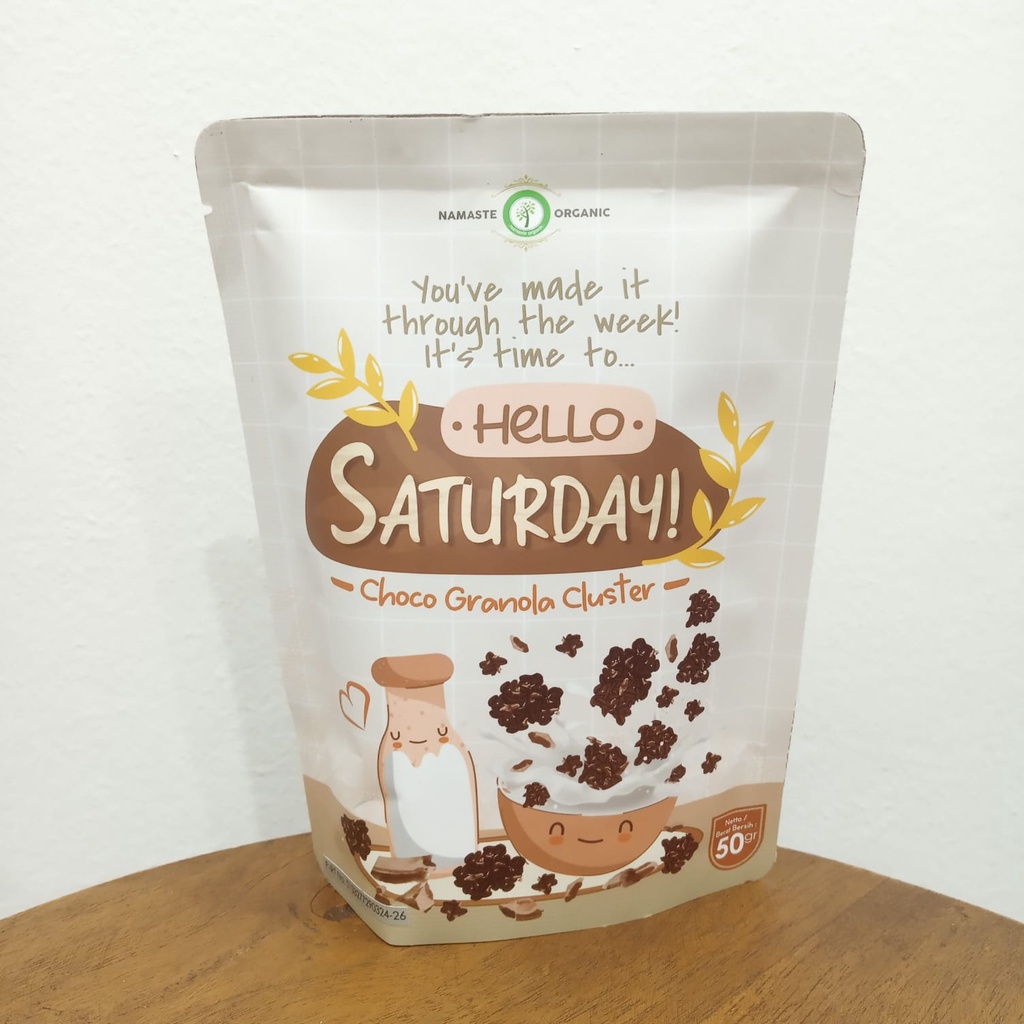 

Hello Saturday Choco Granola Cluster 50gr - Namaste