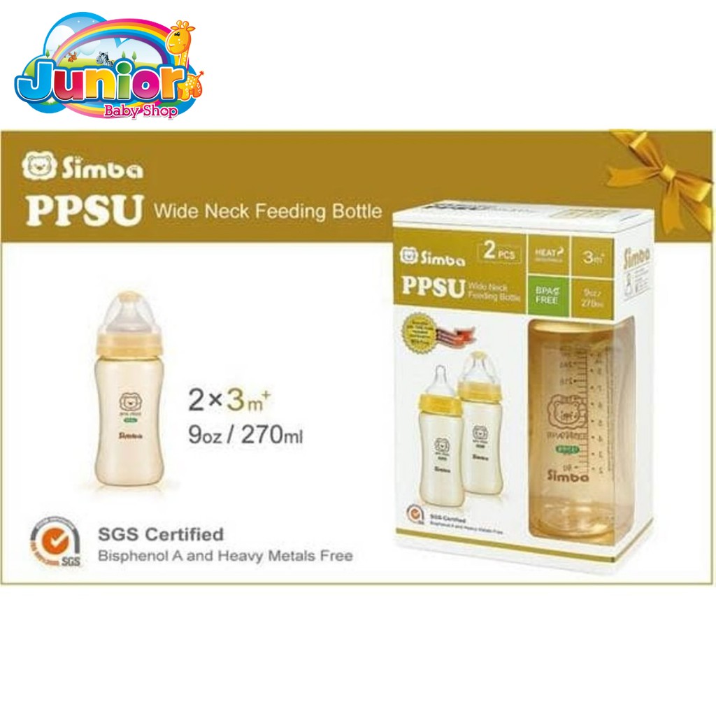 SIMBA PPSU Wide CLB 270ml 2pcs